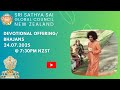 Sri Sathya Sai Global Council New Zealand Bhajans Offering 24 07 2025 Sri Sathya Sai Global Council New Zealand Bhajans Offering 24 07 2025