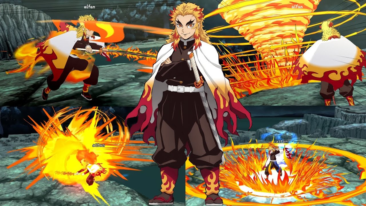 Rengoku Kyojuro - Naruto Shippuden Ultimate Ninja Impact PPSSPP Mod