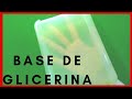 BASE GLICERINADA TRANSPARENTE/SABONETE DE GLICERINA  COMO FAZER sabonete glicerinado ( Faça SABONETE