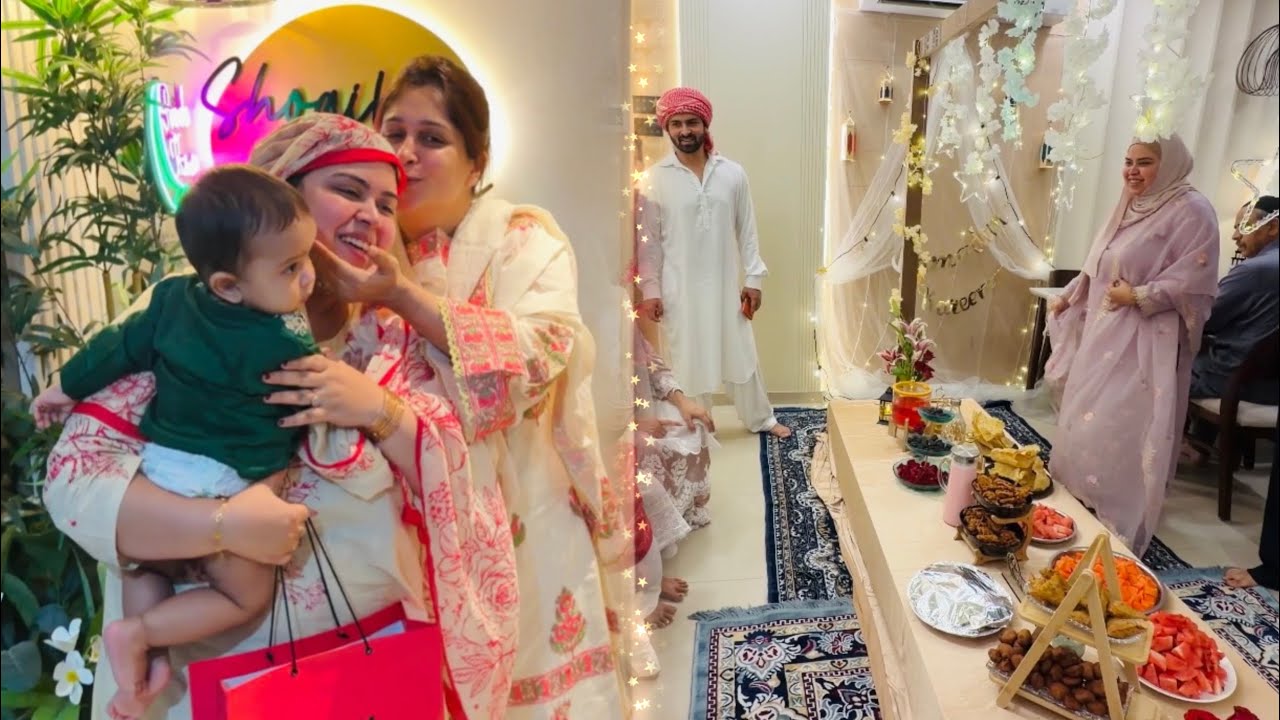 Grand IFTAR decor at our home | last iftar family ke sath ❤️🤲🏻 