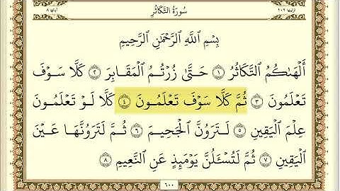 سورة التكاثر مكررة 30 مرة ماهر المعيقلي
