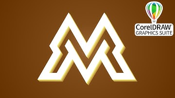 Logo M | Learn logo design | Corel DRAW tutorials | 102