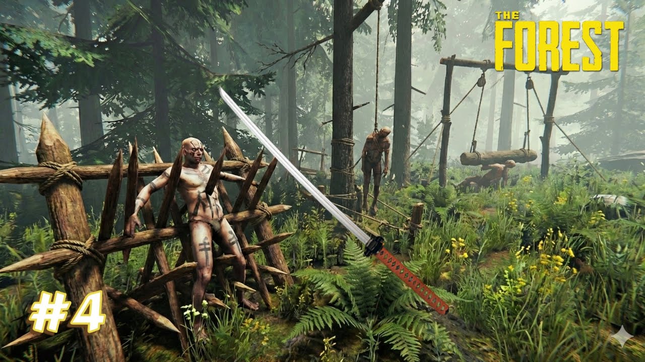 ¡VAMOS A POR LA CATANA Y SEGUIMOS CON LAS DEFENSAS!🛡-THE FOREST