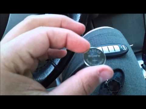 How to replace nissan key fob battery