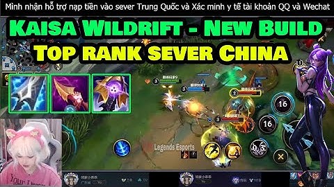 Kaisa Tốc chiến | Build mới đang được rất nhiều Top Kaisa ưa chuộng ở sever Trung Quốc sau pb mới