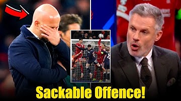 😱 Jamie Carragher Calls Arne Slot’s Decision “SACKABLE!” | Liverpool Fans Stunned