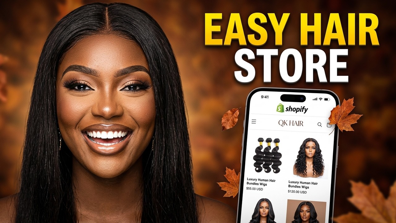 How To Make a Shopify Hair Website 🍁 - YouTube