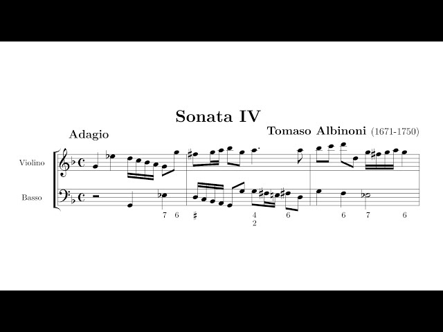 Tomaso Albinoni – Sonate da chiesa, 4-5-6 - YouTube