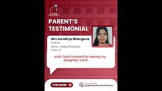 A heartfelt thank you to *Mrs. Sandhya Bhargava* for sharing her valuable feedback and experience
