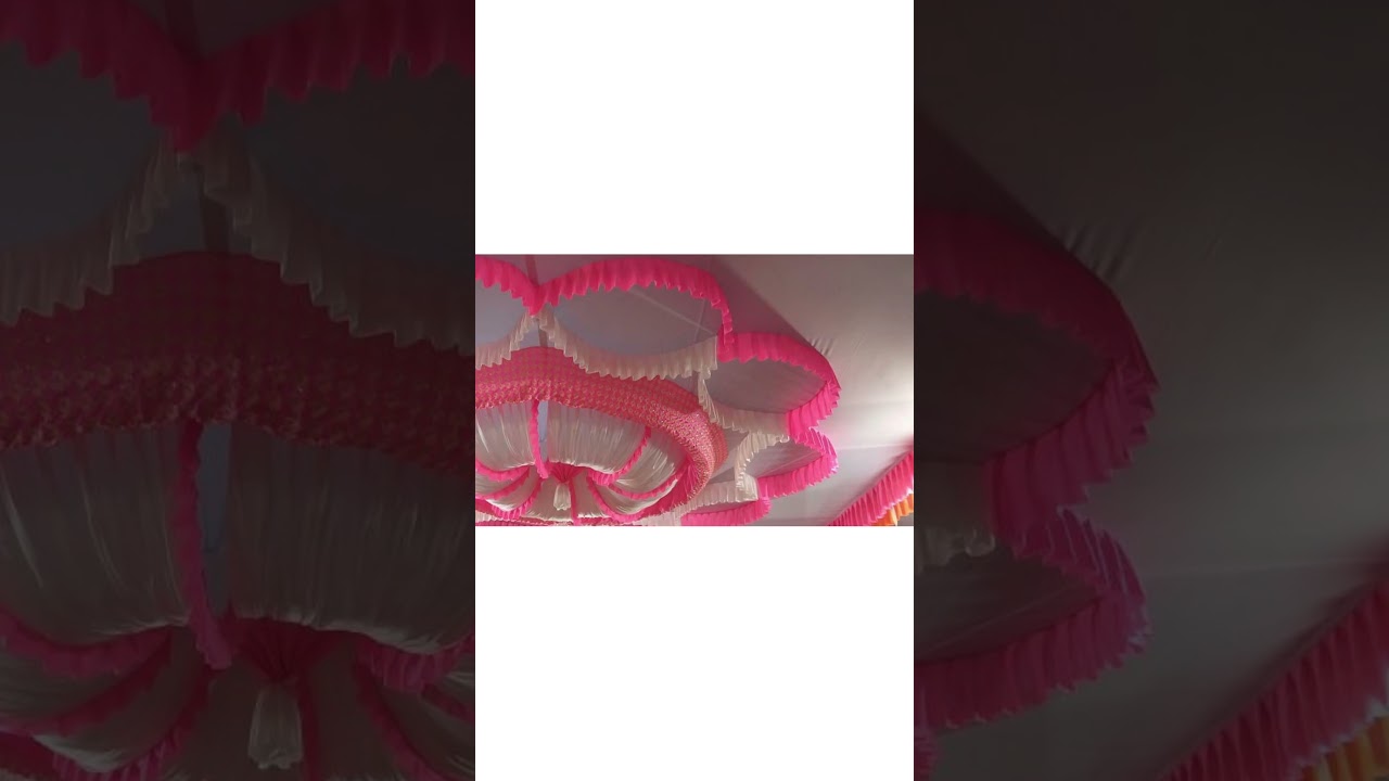 Stunning Ceiling Drapes for Weddings & Grand Events | AMAR TEXTILE 9924799905 CALL NOW