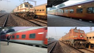 khatarnak OVERTHINKING😈 Shatabdi+ Lucknow Rajya Rani + Tejas India's Fastest train 🚆#indianrailways