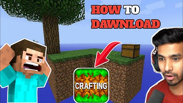 How to download skyblock in crafting and building and minecraft 💯