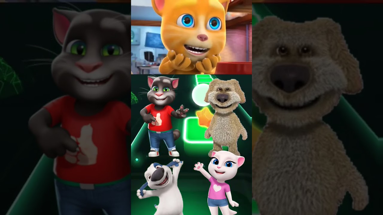 📹 Talking Tom & Friends - Coffin Dance Song Tiles hop fuse 