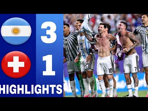 🇦🇷 Argentina 3-1 Switzerland (AET) | World Cup 2026 Quarter-Final Highlights ⚽🔥