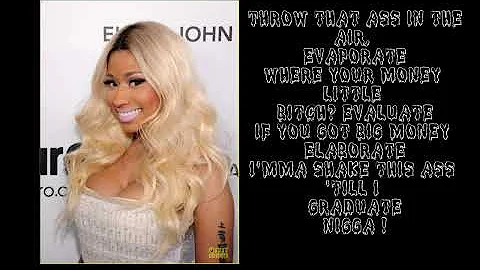 Nicki Minaj   Clappers Verse Lyrics [ Dirty ]