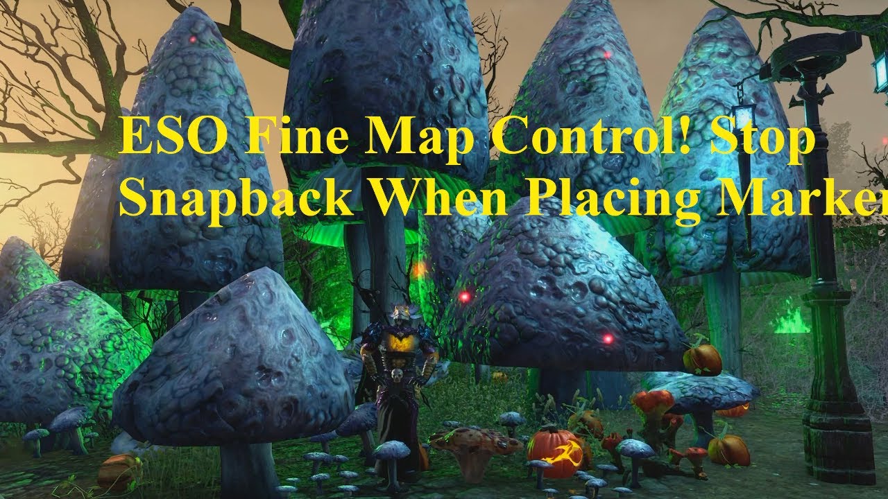 ESO Fine Map Control! Остановите Snapback для маркеров и других советов по улучшению качества жизни!