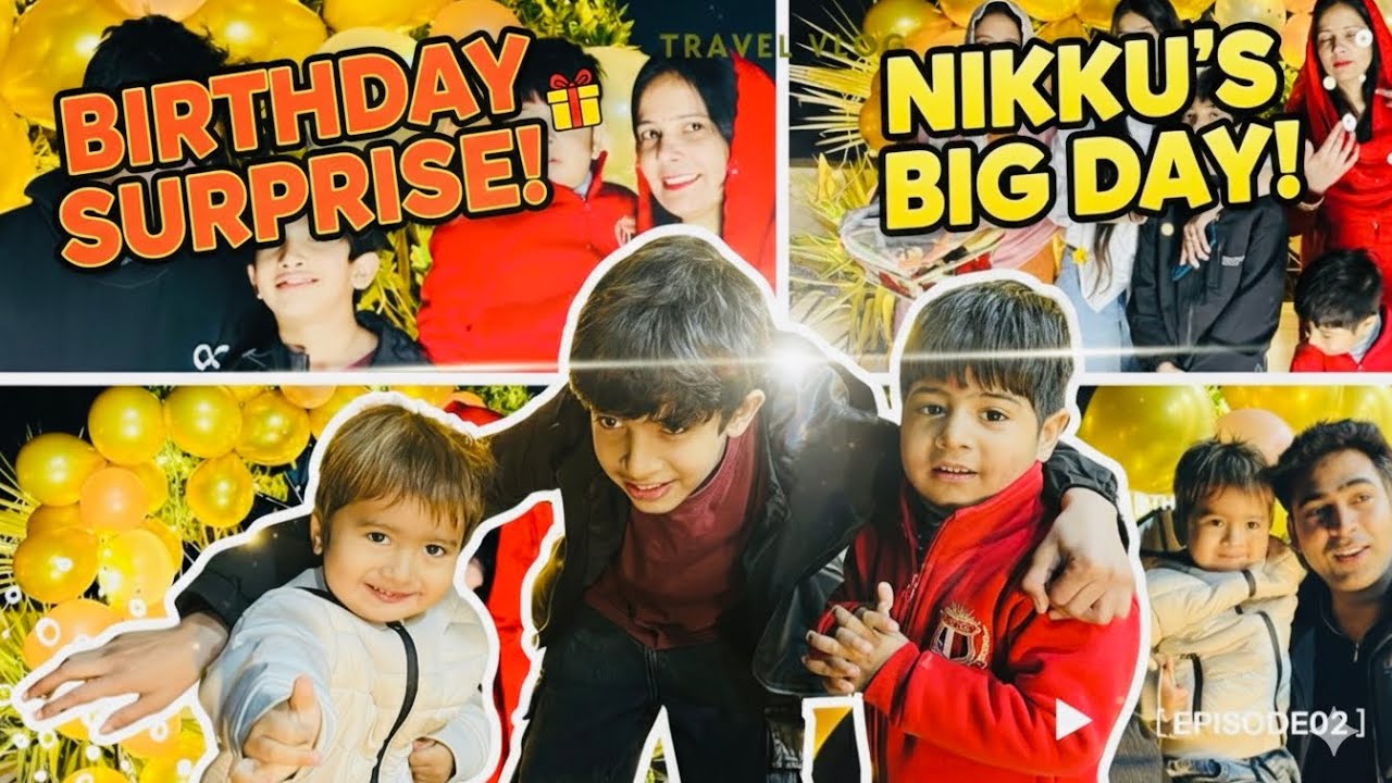 🎂 Nikku0008 Birthday Vlog | Masti, Cake & Surprise 🎉||daksh0008 @Ajju0008YT 