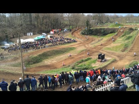 Motocross de Romagné vu du ciel