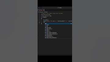 swap of two number using third variable in cpp #c #cpp #coding #programming #shorts #maths #vscode