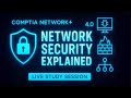 🔐 Network Security | CompTIA Network+ Section 4.0 | Live Study SessionVOD