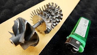 Handmade MicroTurbine - Micro Jet Engine DIY 3 series