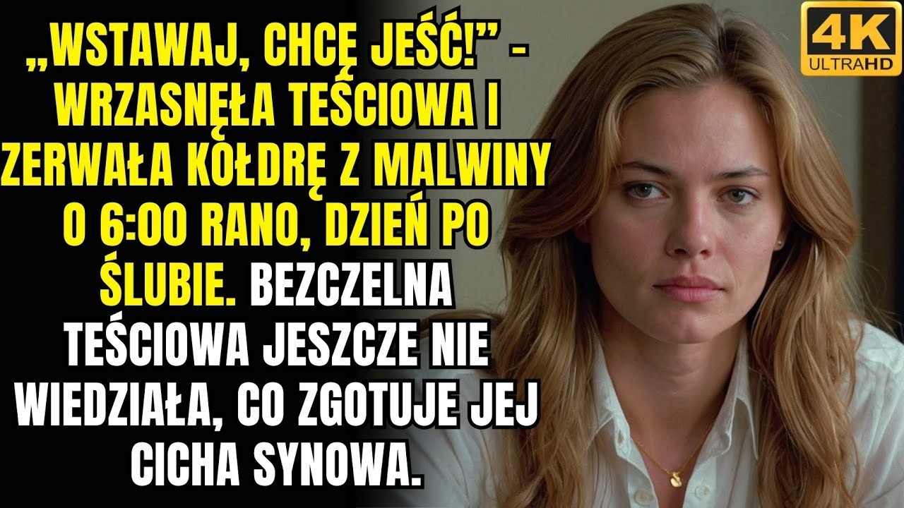 „Wstawaj!” – wrzasnęła teściowa o 6 00 rano po ślubie i zerwała kołdrę z Malwiny
