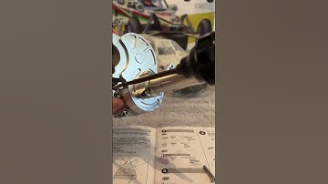 Tamiya The Grasshopper attaching a part to the transmission