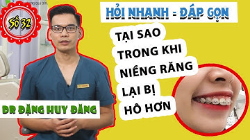 GIẢI THÍCH TẠI SAO NIỀNG RĂNG LẠI BỊ HÔ RA