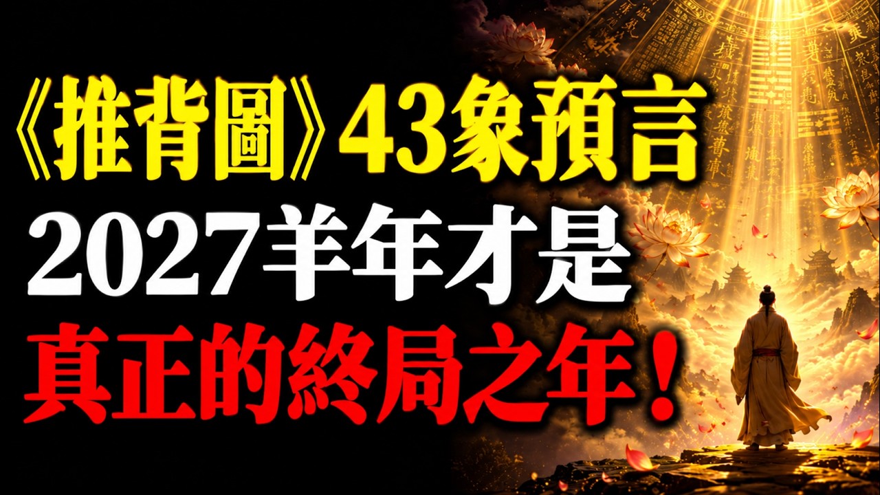 《推背圖》43象天機已現？「君非君臣非臣」：為什麼2027才是真正的終局之年？ #推背圖 #2027 #赤馬紅羊 #命理 #赤馬紅羊劫 #九紫離火運 #推背圖43象 #2027預言 #易經 #丁未羊年