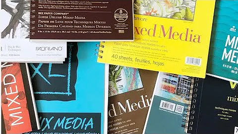 ⭐️MIXED MEDIA PAPER GUIDE⭐️ #ohuhu #strathmore #canson #fabriano  #mixedmedia