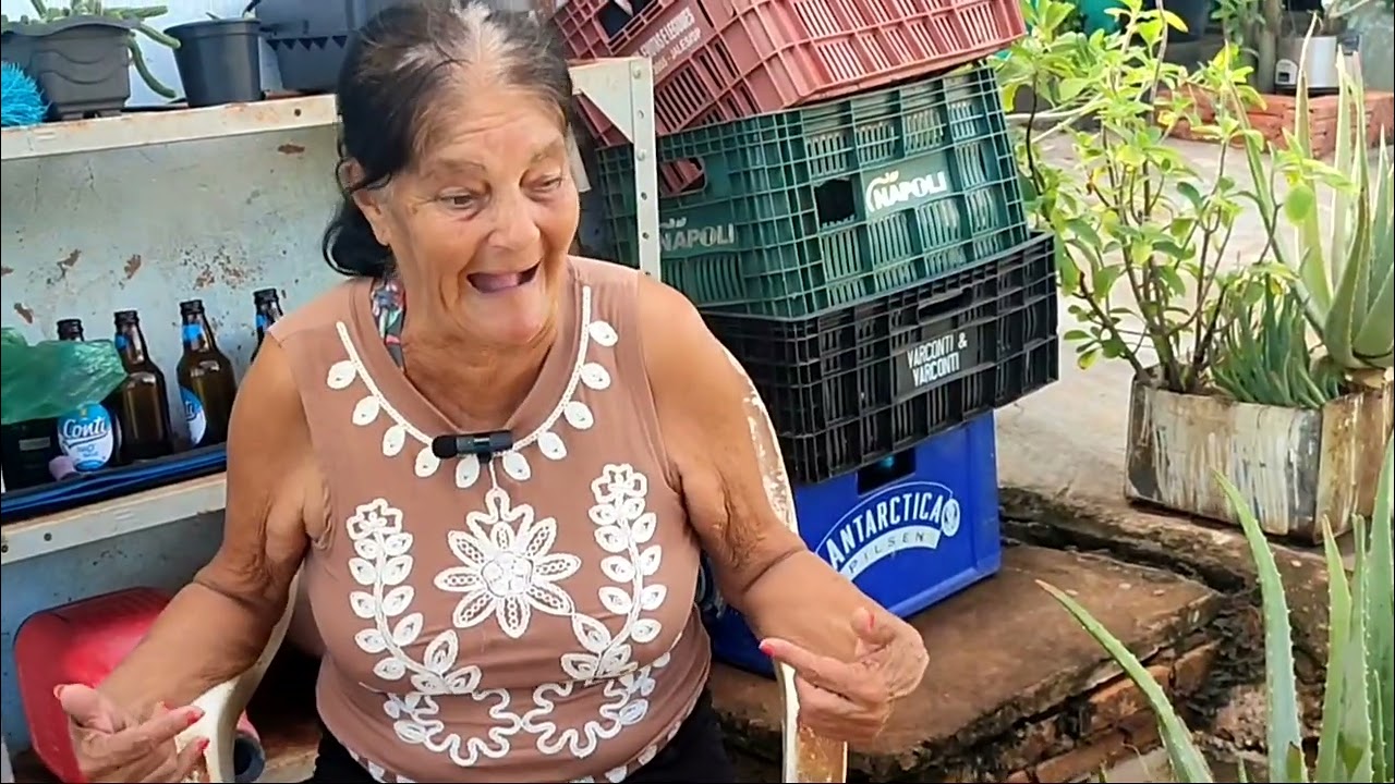 Gravação com Senhora Elena