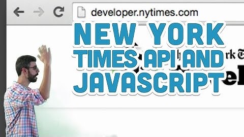 10.9: New York Times API and JavaScript - p5.js Tutorial