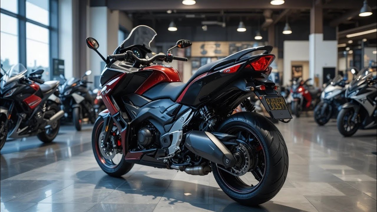 Honda PCX 1800 in stunning black and glossy red finish with aggressive ...