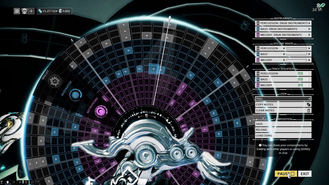 Warframe Mandachord: Immigrant Song 