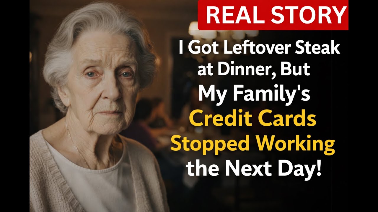 I Got leftover Steak at dinner, But my family's Credit cards stopped working the next day!