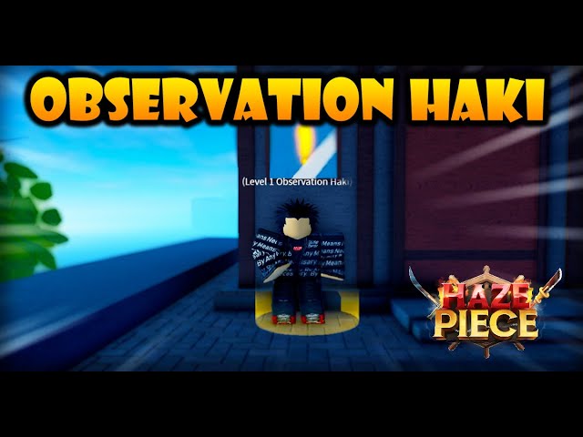 A One Piece Game): How To Get Haki! Buso Haki and Observation Haki