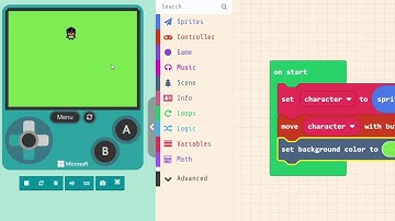 MakeCode Arcade Tutorial 2 : Backgrounds