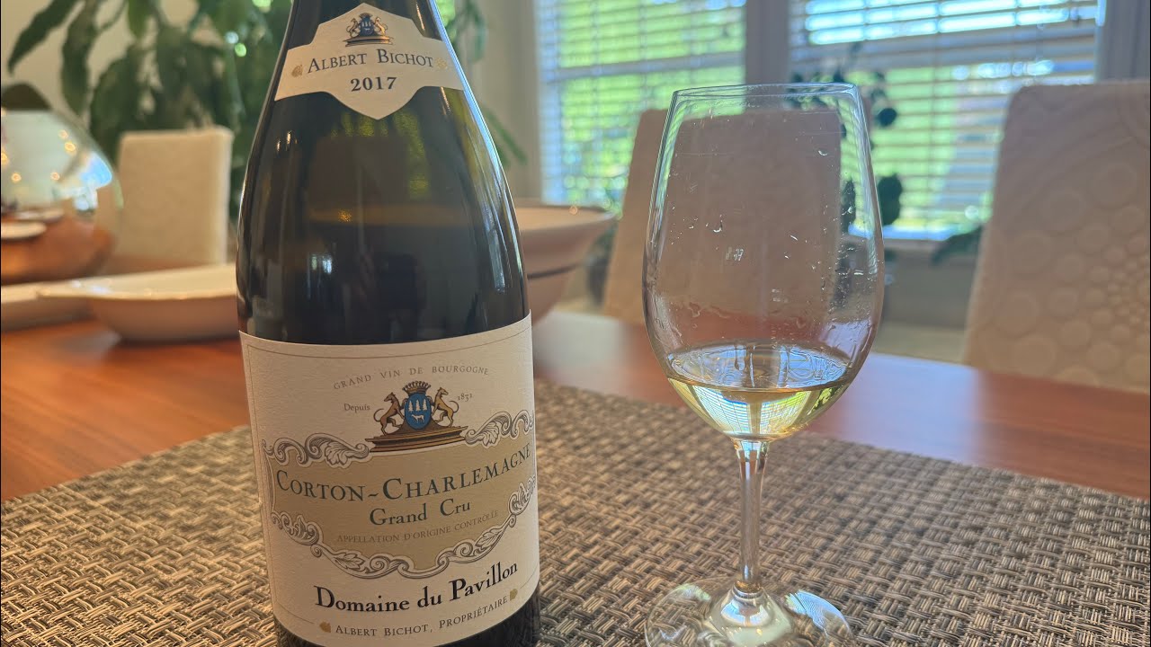 Maison Albert Bichot 2017 Corton Charlemagne Domaine de Pavillon Premium Burgundy White Wine Review
