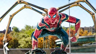Doc Ock And Peter Battle On The Highway Scene - Spider-Man: No Way Home (2021)