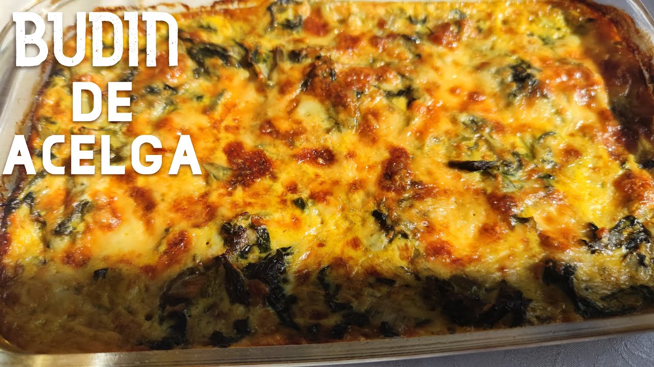 COMO HACER BUDIN DE ACELGA PASO A PASO (SUPER RICO)