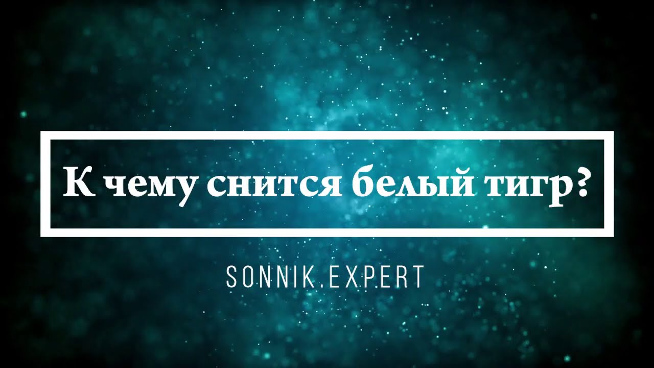 К чему снится белый тигр - Онлайн Сонник Эксперт