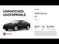 Toyota Camry 07/20/2026 7706307
