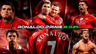 CRISTIANO RONALDO PRIME Rare Clips For Editing 4K Ultra