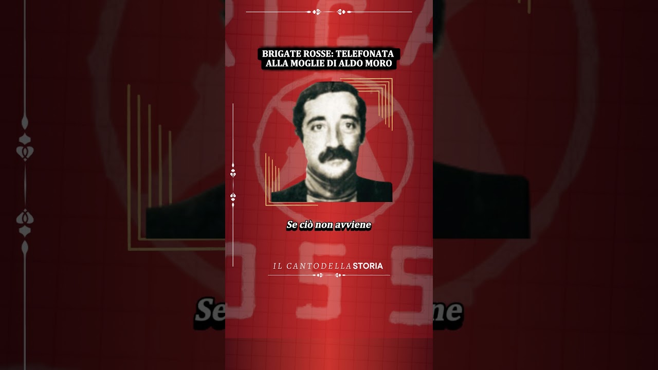 BRIGATE ROSSE: telefonata alla moglie di Aldo Moro