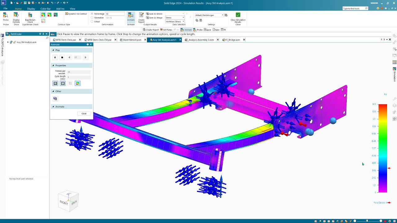 Solid Edge Simulation - No Voiceover - to be Updated - YouTube