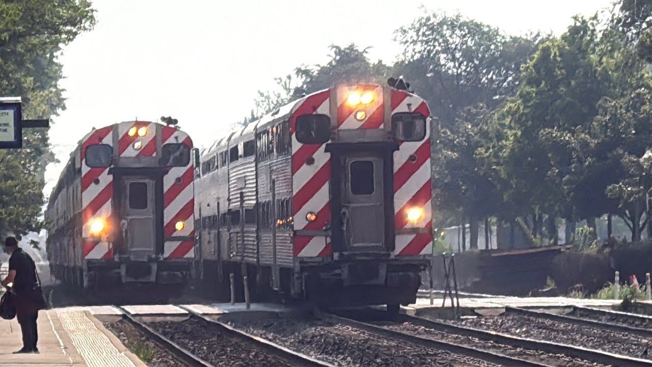 The Complete Metra Evening Rush Hour At LaGrange Road On August 1, 2025