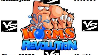 Worms Revolution! Multiplayer 4 Player VS