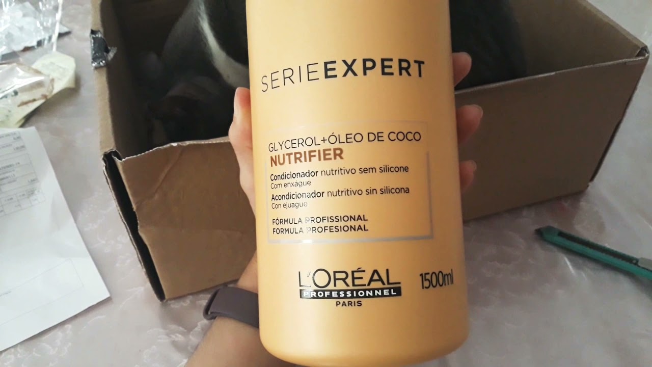 Condicionador nutrifier glycerol+óleo de coco Loreal Professionel
