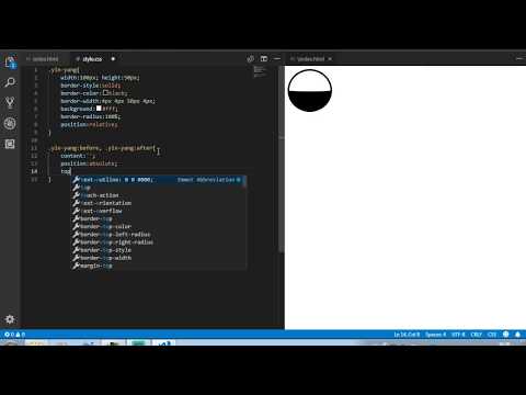 Draw Yin-Yang in CSS/HTML | qzcat