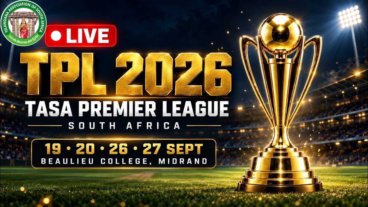 🔴 LIVE | TPL 2026 – TASA Premier League South Africa | Charity Cricket